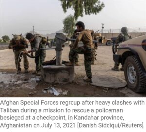 Kandahar residents fear Taliban advance on Afghan city