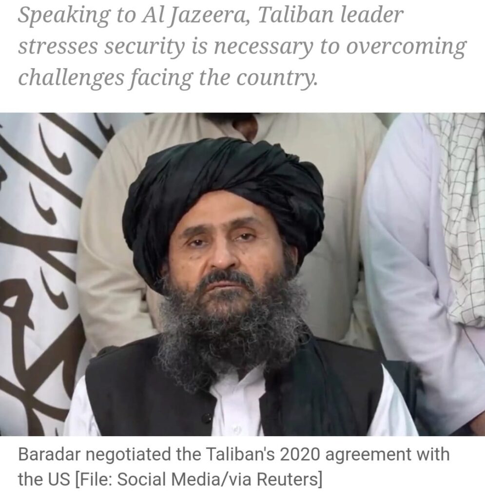 Afghanistan: Mullah Baradar promises ‘inclusive’ government Afghanistan: Mullah Baradar promises ‘inclusive’ government