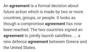 What is an Agreement?