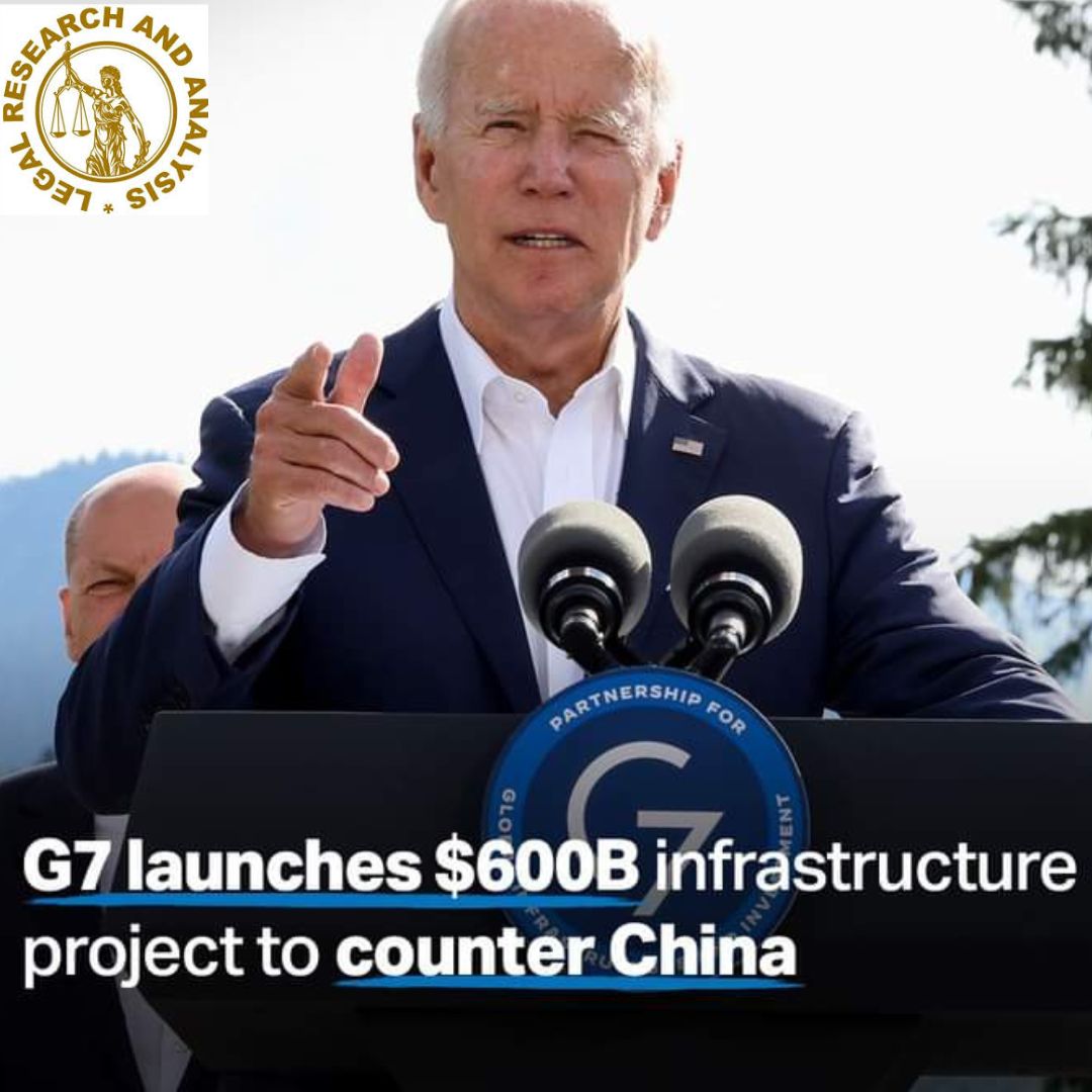 G7 launches $600B infrastructure project to counter China