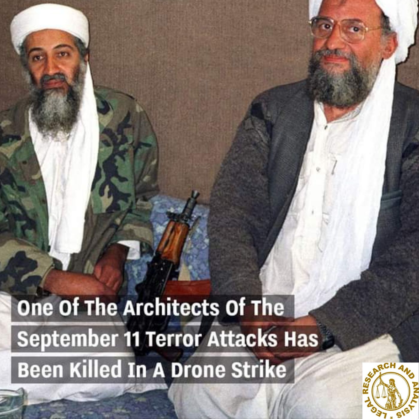 A drone strike has claimed the life of one of the planners of the September 11 terrorist attacks.
