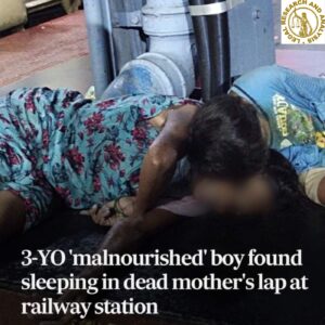 Last rites of woman who died with a child in her lap at railway station performed