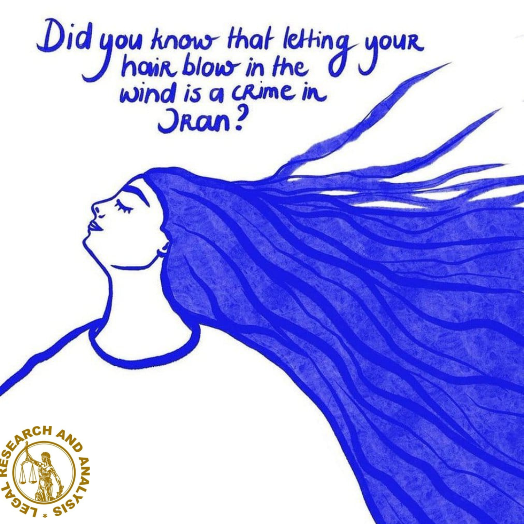 Cover your hair or will be arrested! Did you know letting your hair blown to free winds is a crime in Iran?