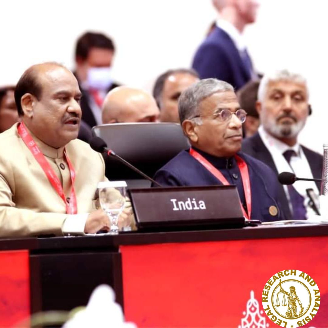 LS Speaker Om Birla reiterates India's commitment to a rules-based International order.