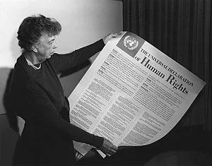 United Nations Declaration on Human Rights- freedom of speech and expression