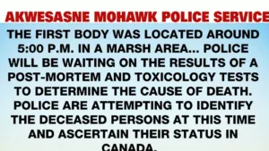 Police say six bodies found near Akwesasne, Que., near U.S. border: 