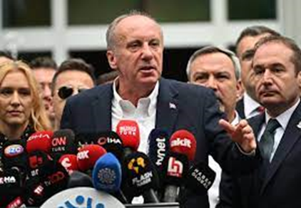 INCE DROPS OUT OF THE TURKISH PRESIDENTIAL ELECTION