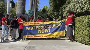 California law raises the minimum wage for fast-food workers to $20 per hour.