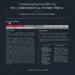 Evaluating the Feasibility of a Presidential System in Nepal