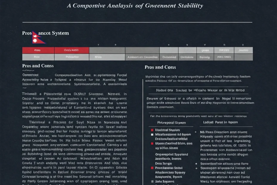 Evaluating the Feasibility of a Presidential System in Nepal