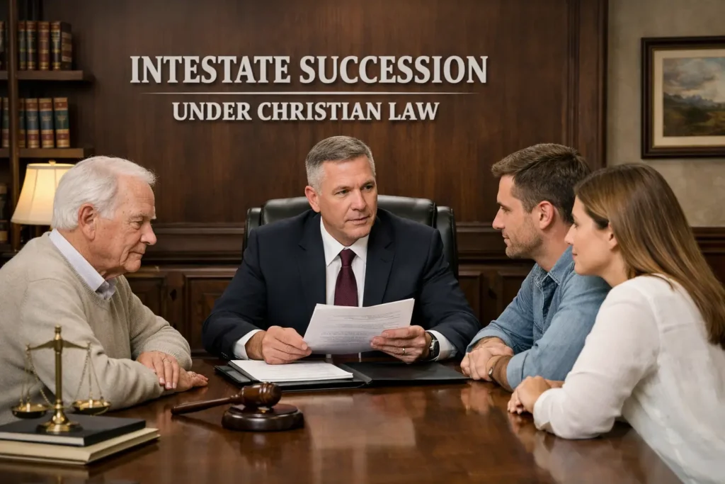INTESTATE SUCCESSION UNDER CHRISTIAN LAW