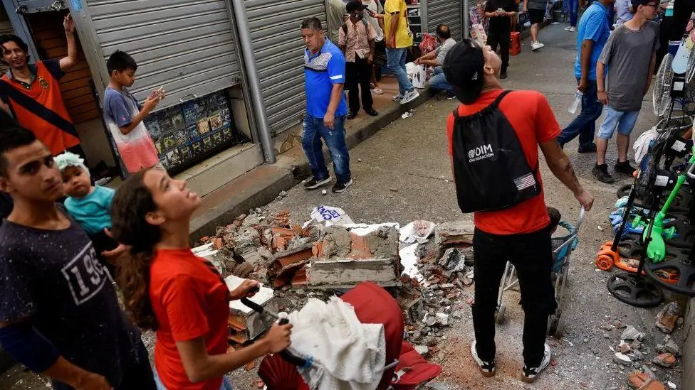 A magnitude 6.7 earthquake has shaken Ecuador and Peru, killing at least 14 people and damaging homes and buildings
