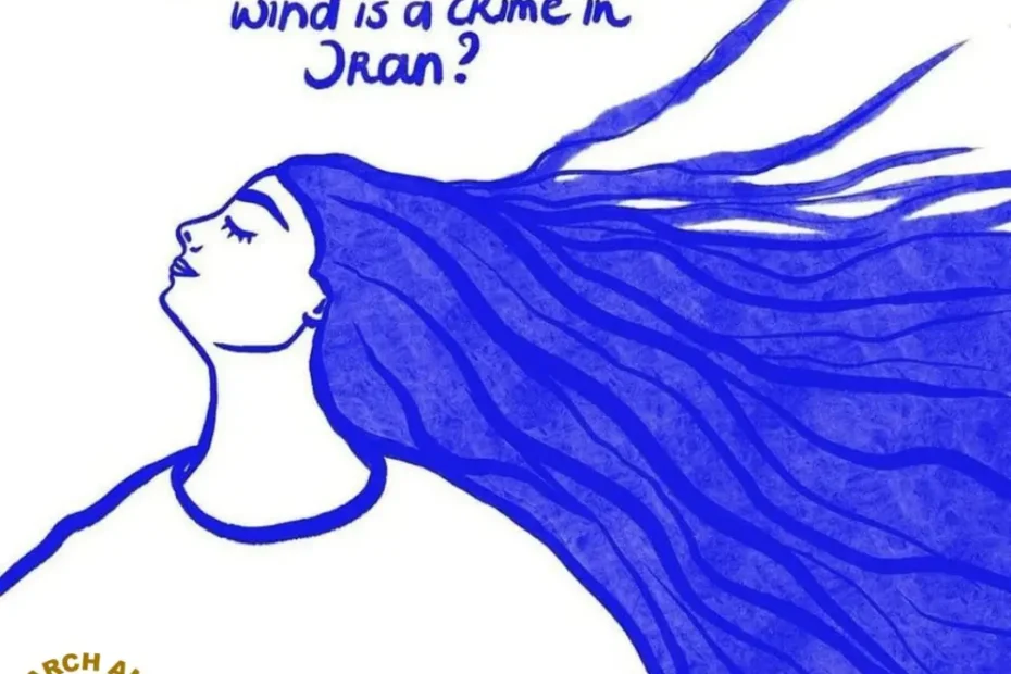 Cover your hair or will be arrested! Did you know letting your hair blown to free winds is a crime in Iran