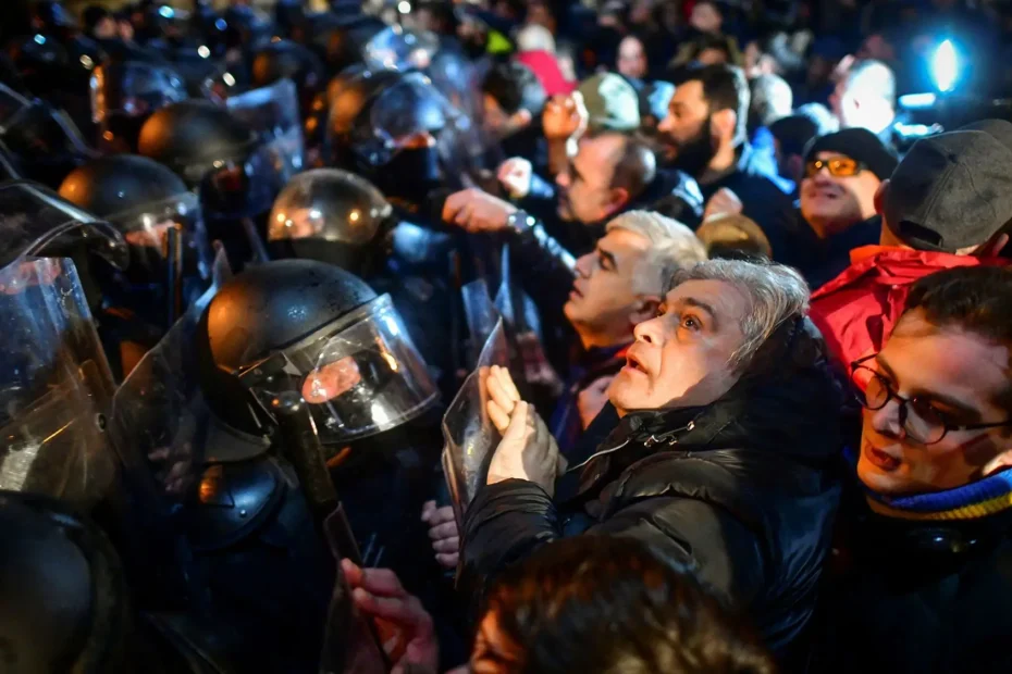 Georgia protests contentious law reveals fight for the future