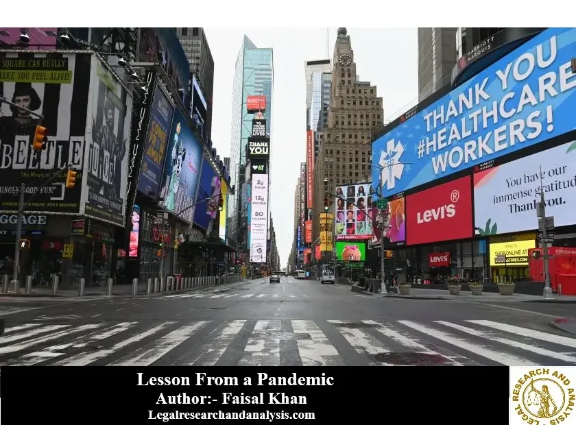Lessons from a Pandemic