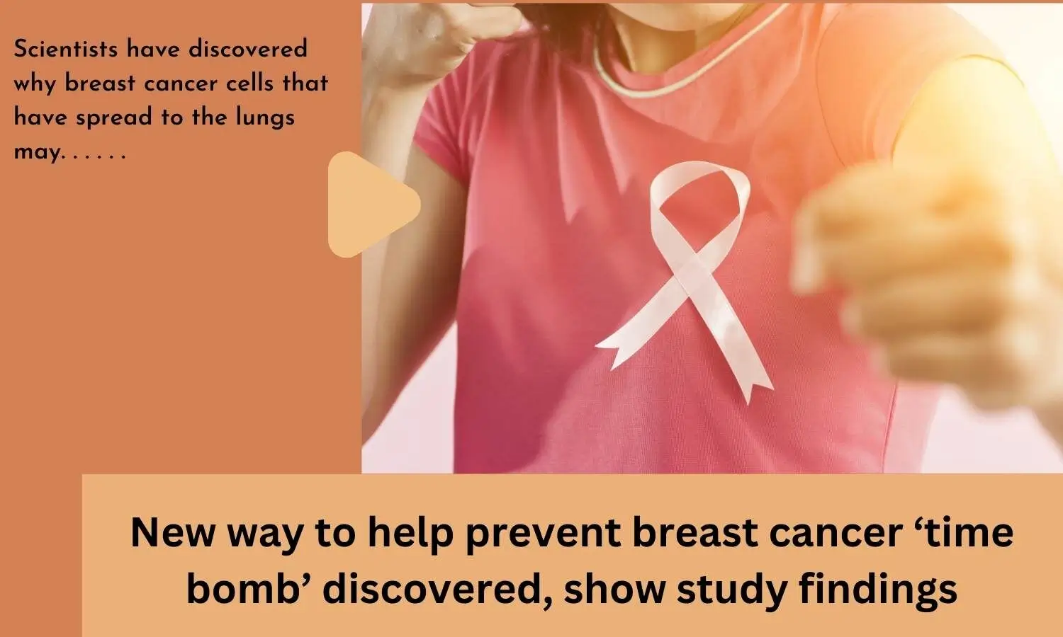 Scientific breakthrough could prevent breast cancer time bomb