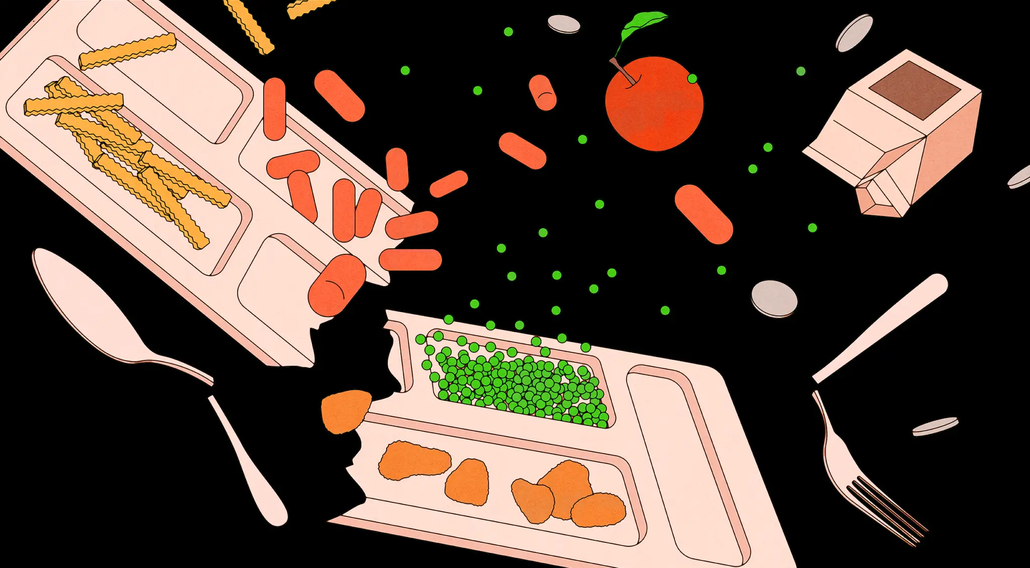 The annual cost of feeding America’s school children has increased by 300 per cent