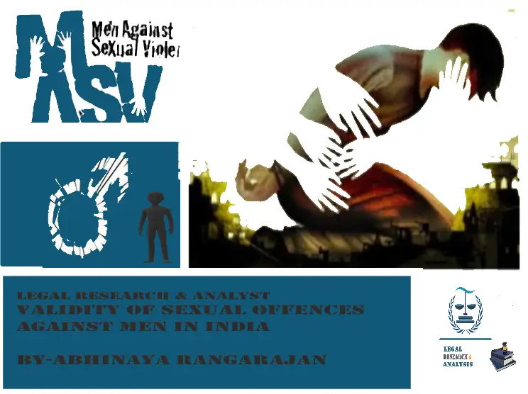 Validity of sexual offences against men in India