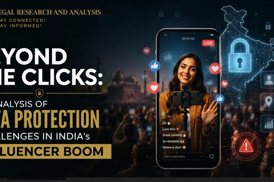 BEYOND THE CLICKS AN ANALYSIS OF DATA PROTECTION CHALLENGES IN INDIAs INFLUENCER BOOM