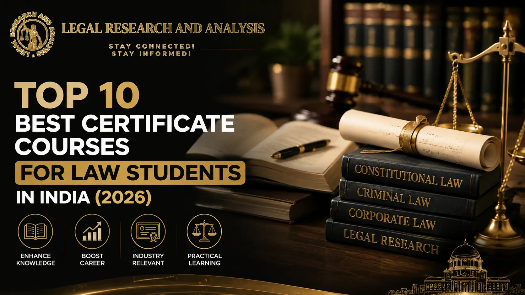 Top 10 Best Certificate Courses for Law Students in India (2026)