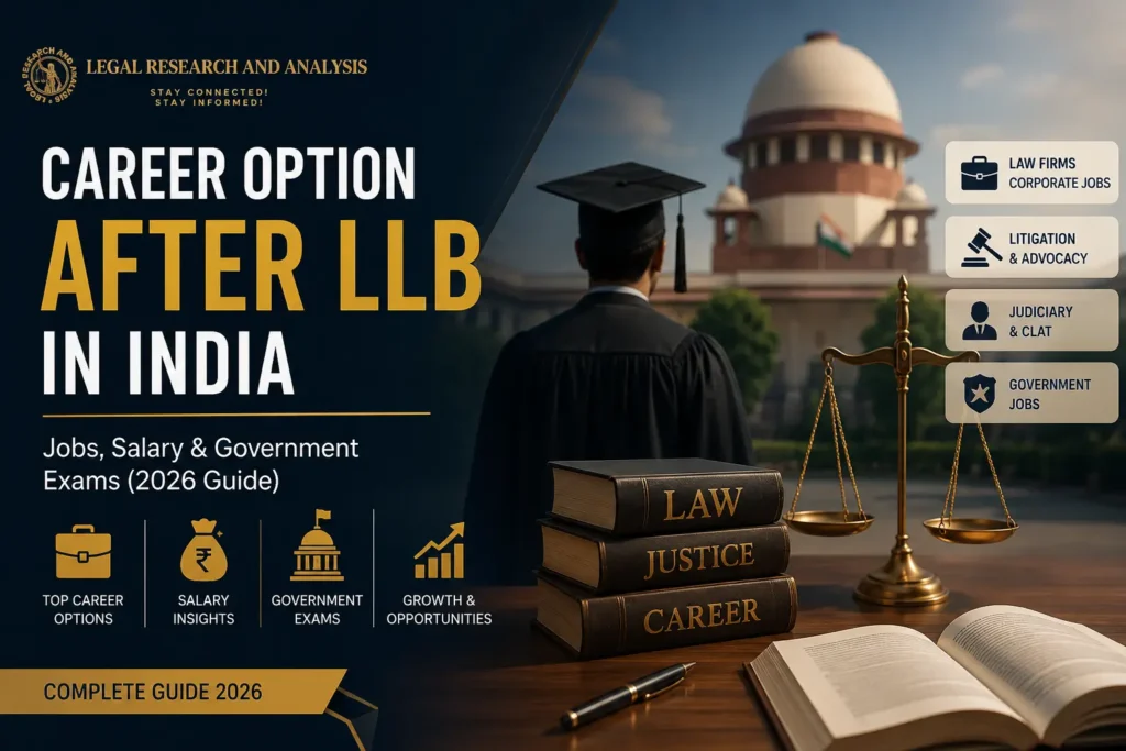 Career Option After LLB in India