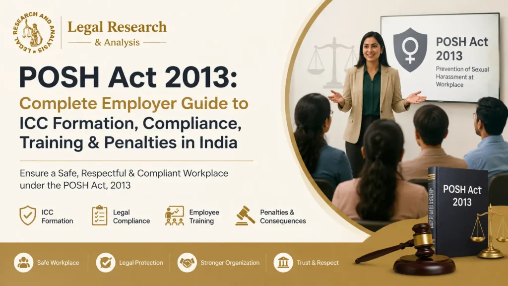 POSH Act 2013 Employer Guide India