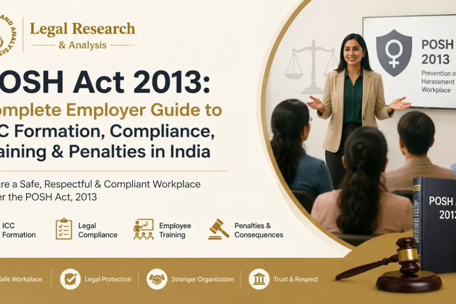 POSH Act 2013 complete employer compliance guide India - LRA