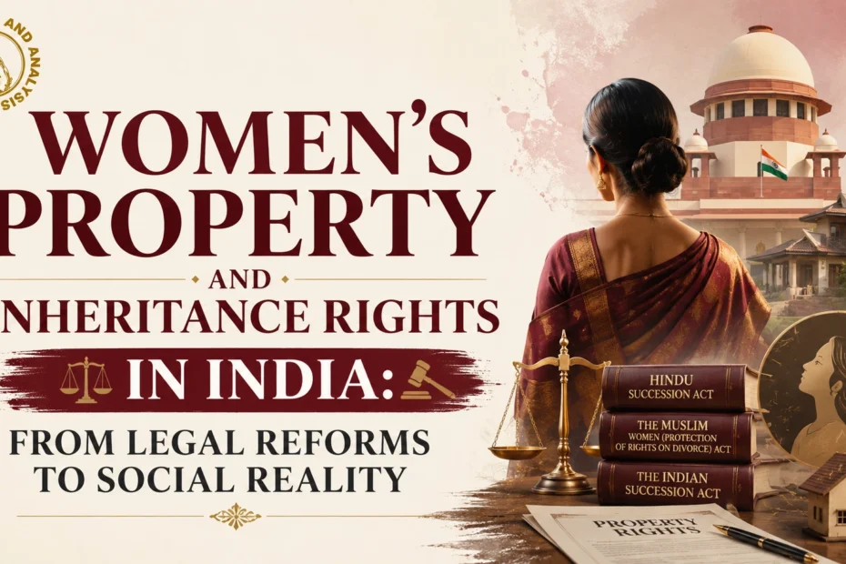 WOMEN’S PROPERTY AND INHERITANCE RIGHTS IN INDIA
