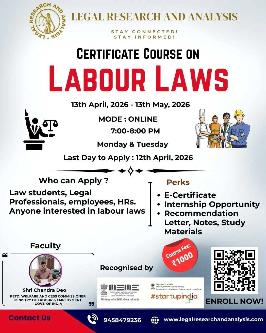 Certificate Course on Labour Laws