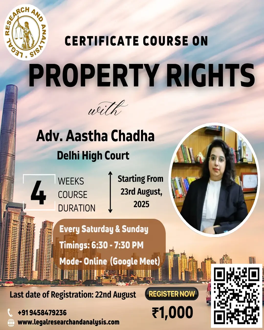 Certificate Course on Property Rights