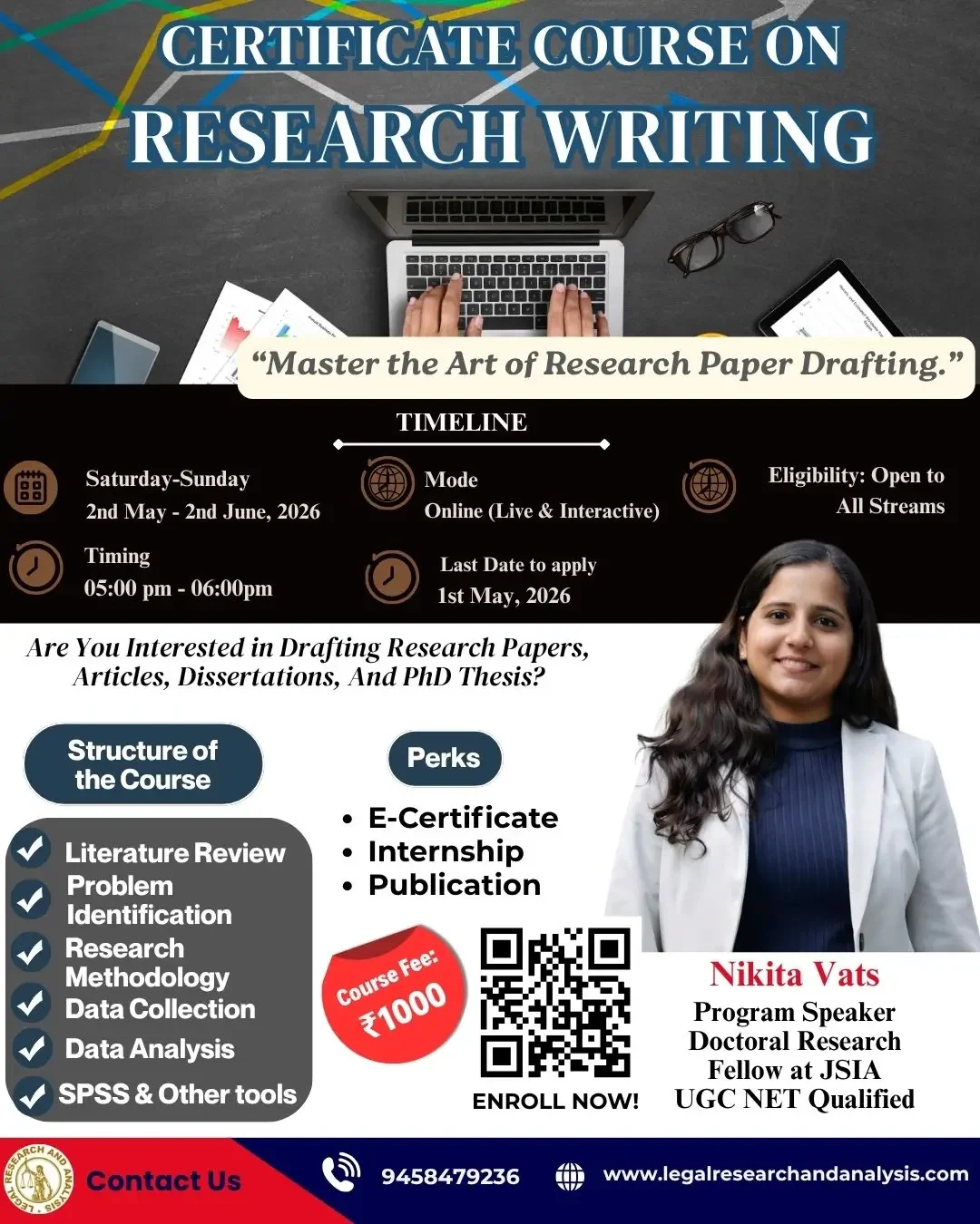Certificate Course on Research Writing